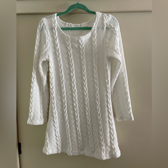 Sweater dress in white - Picture 2 of 2